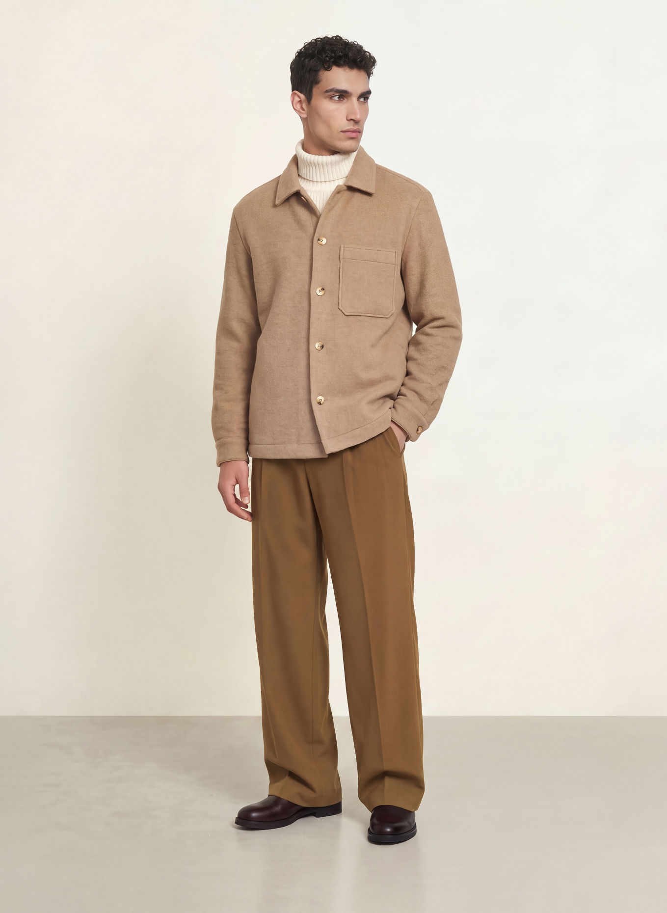 STRELLSON Overshirt NORIS-J: BEIGE