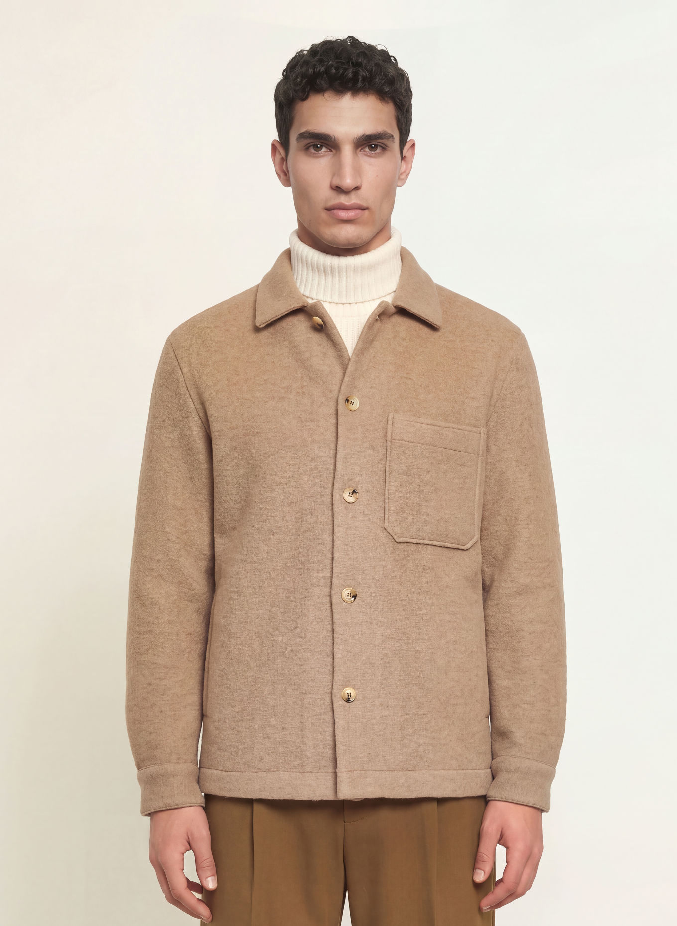 STRELLSON Overshirt NORIS-J: BEIGE