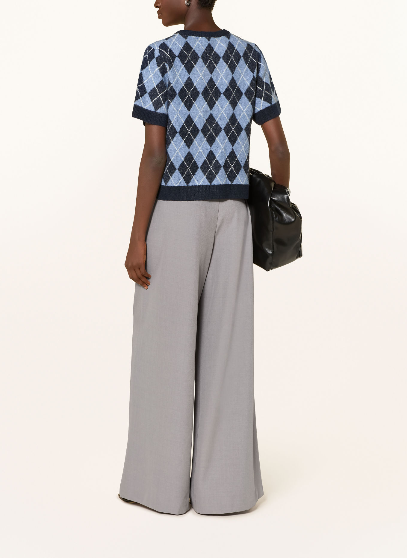 NEO NOIR JANEL Wide-leg trousers: GRAY