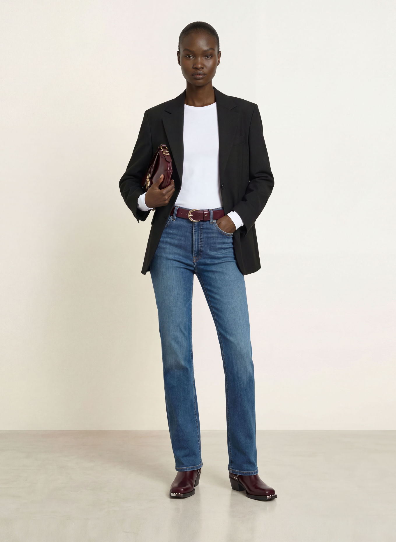 GOOD AMERICAN Straight jeans GOOD TRUE STRAIGHT: 1132 indigo