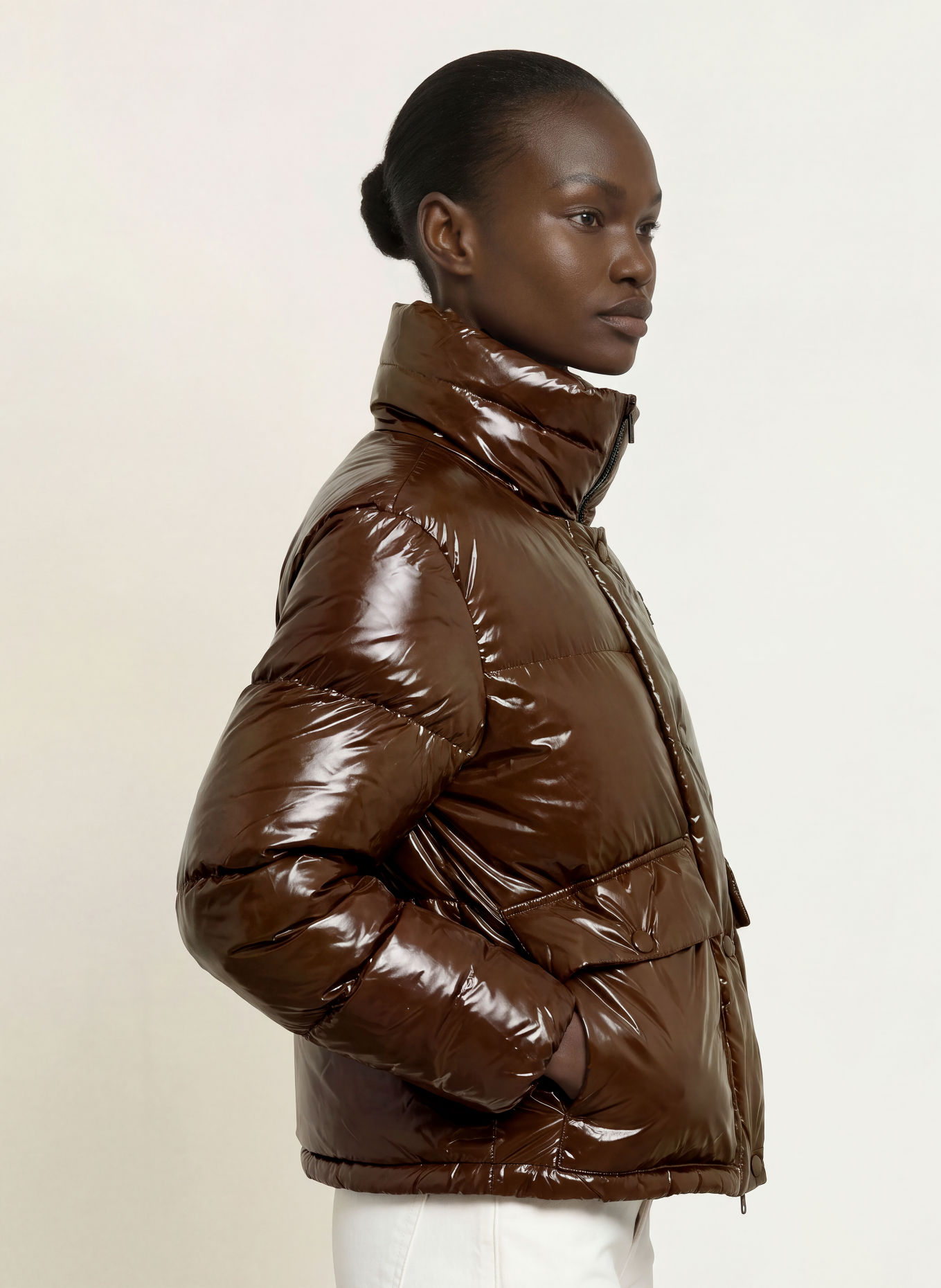 Blauer CLARE Down Jacket: BROWN