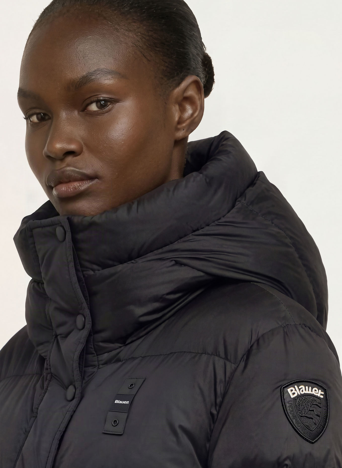 Blauer LENA Down coat: BLACK
