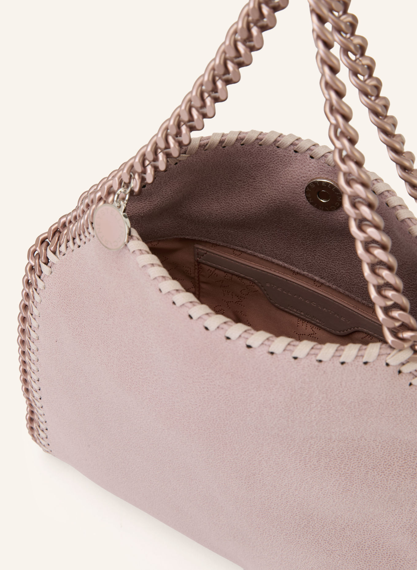 STELLA McCARTNEY Handväska FALABELLA MINI: ROSÉ