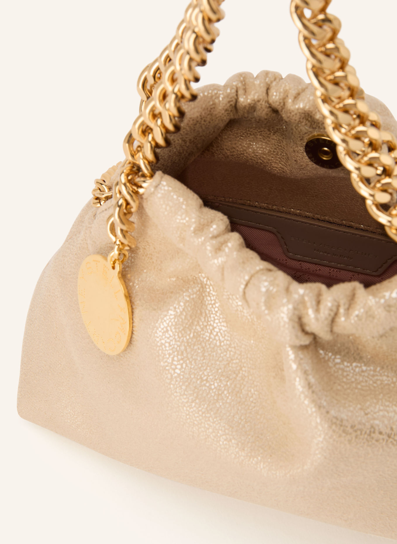STELLA McCARTNEY Umhängetasche FALABELLA MINI: GOLD