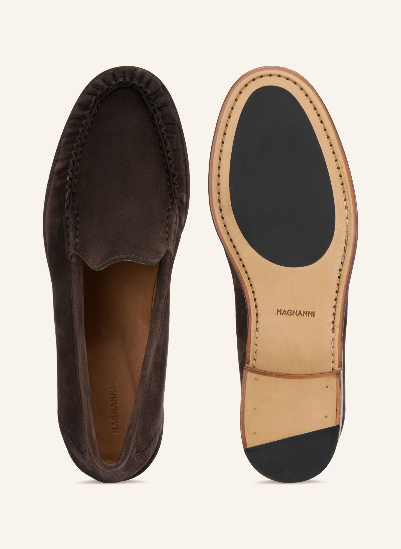 MAGNANNI Loafers B735: DARK BROWN