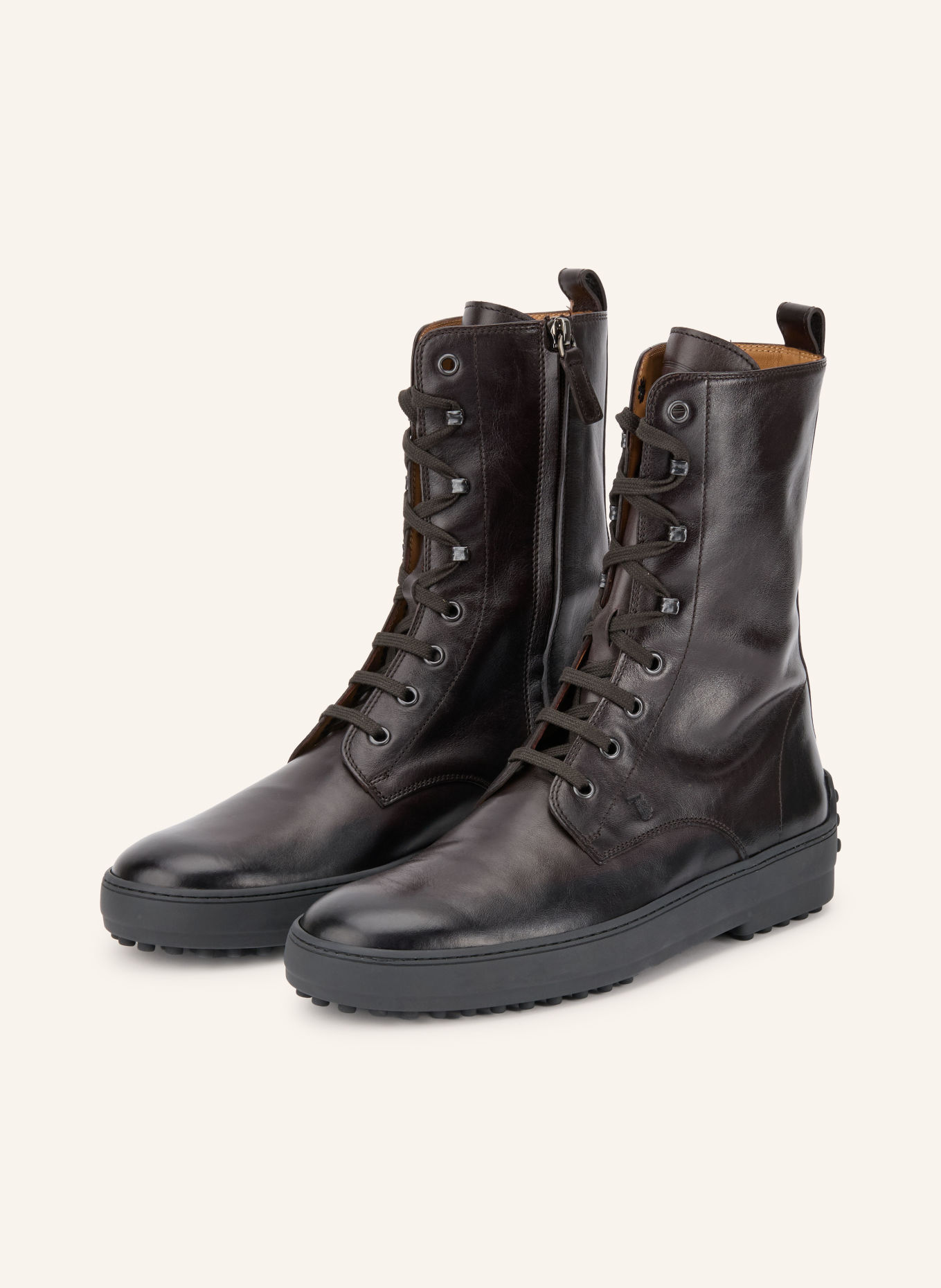 TOD'S Schnürboots: DUNKELBRAUN