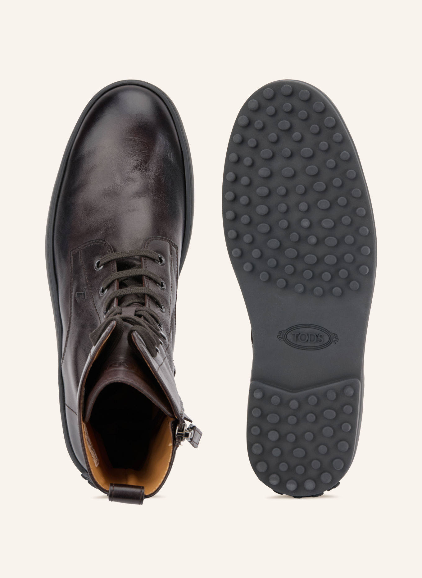 TOD'S Schnürboots: DUNKELBRAUN