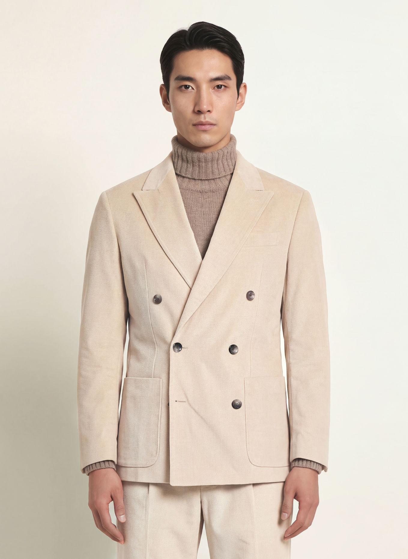 STRELLSON ASHTON Slim Fit Corduroy Suit Jacket: 103 Natural 103