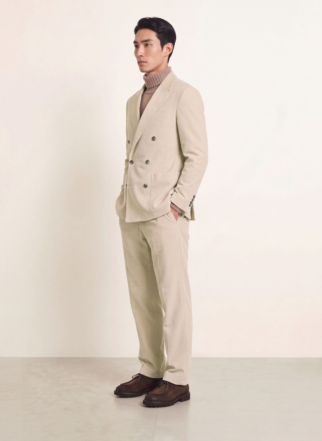 STRELLSON ASHTON Slim Fit Corduroy Suit Jacket: 103 Natural 103