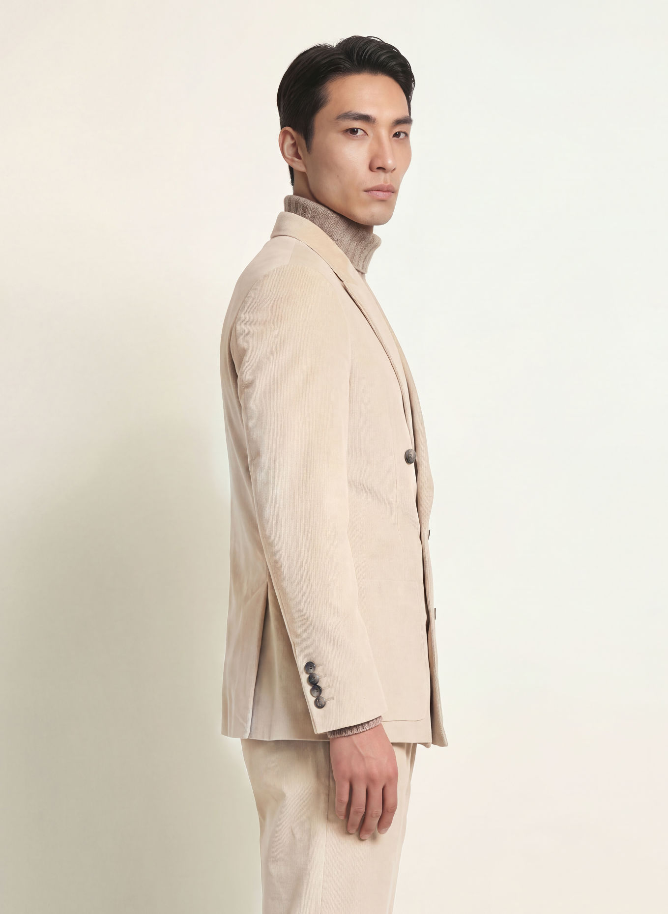 STRELLSON ASHTON Slim Fit Corduroy Suit Jacket: 103 Natural 103