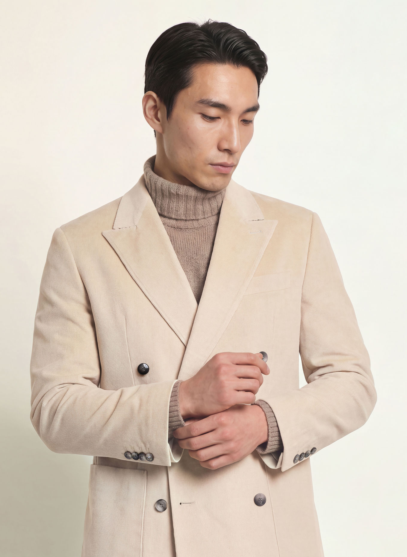 STRELLSON ASHTON Slim Fit Corduroy Suit Jacket: 103 Natural 103