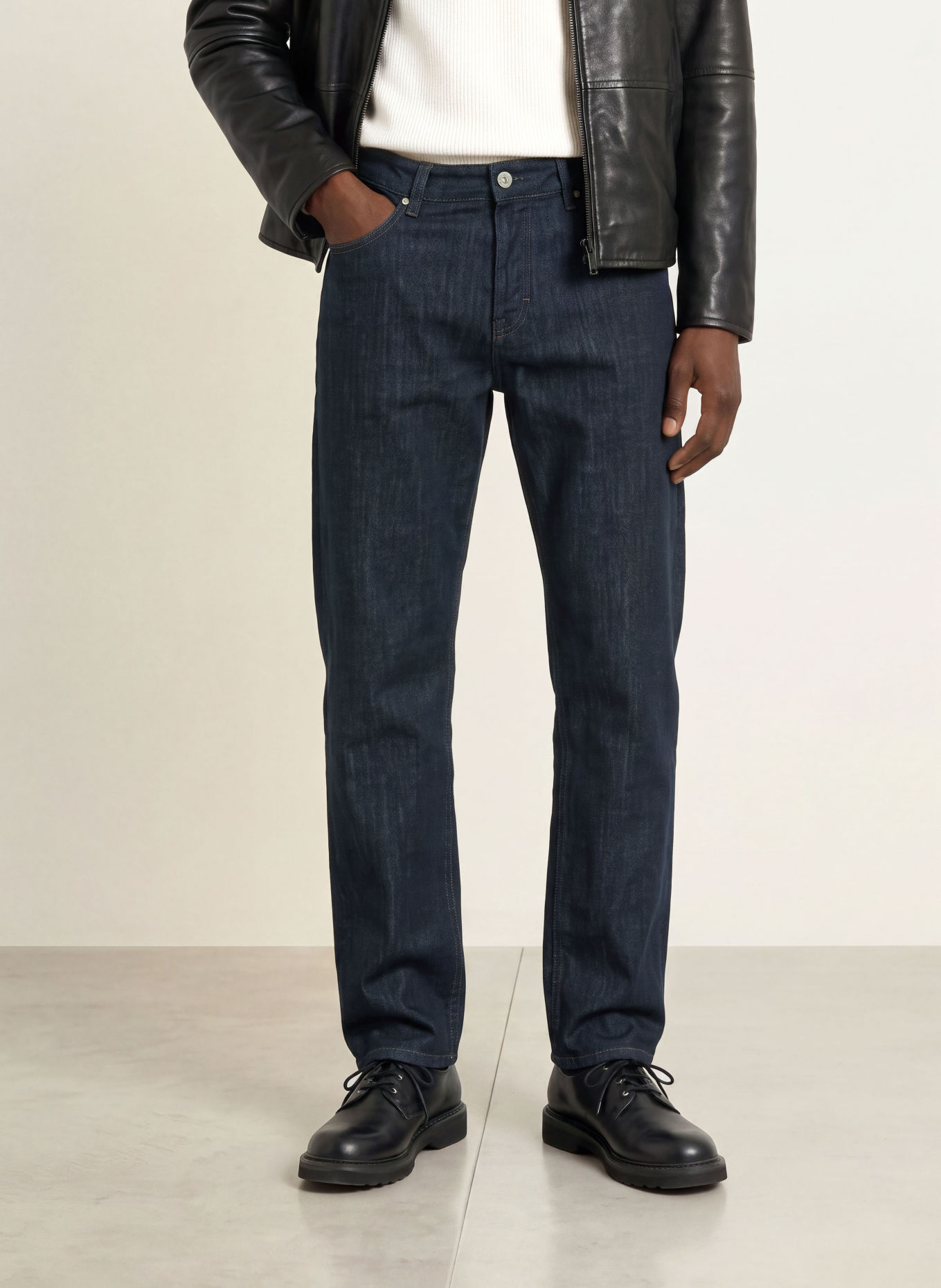 STRELLSON TAN Relaxed Fit Jeans: 405 Dark Blue 405