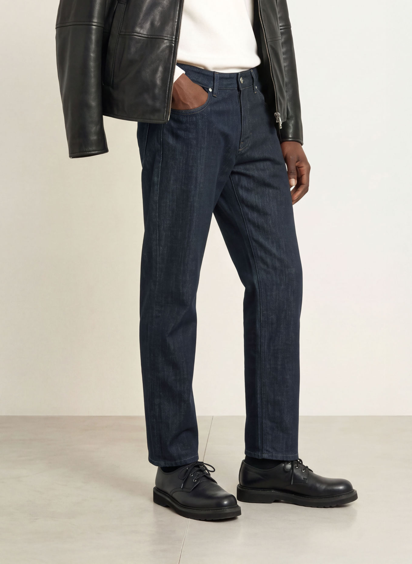 STRELLSON TAN Relaxed Fit Jeans: 405 Dark Blue 405