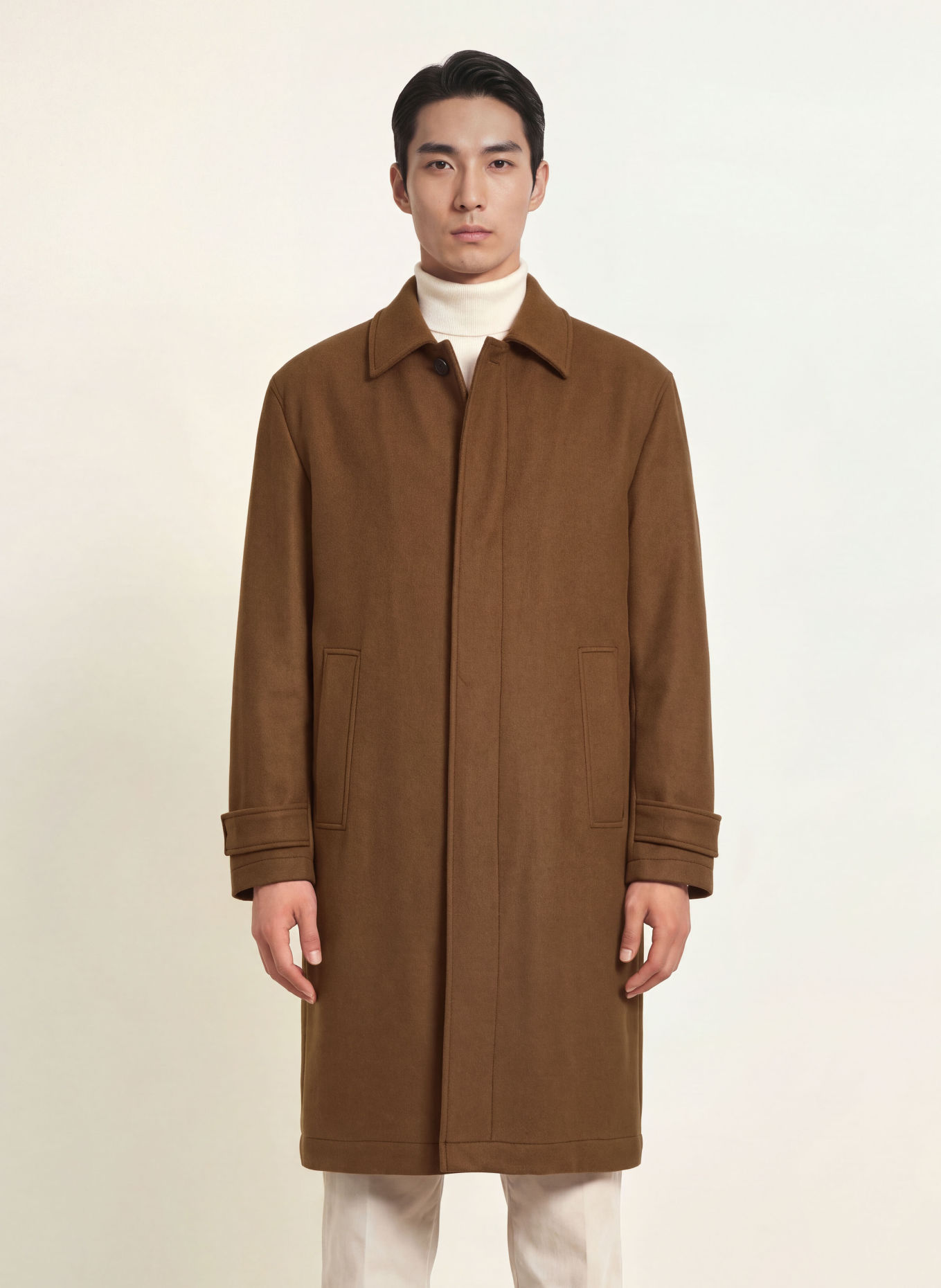 STRELLSON Manteau en laine BARLETTA: MARRON