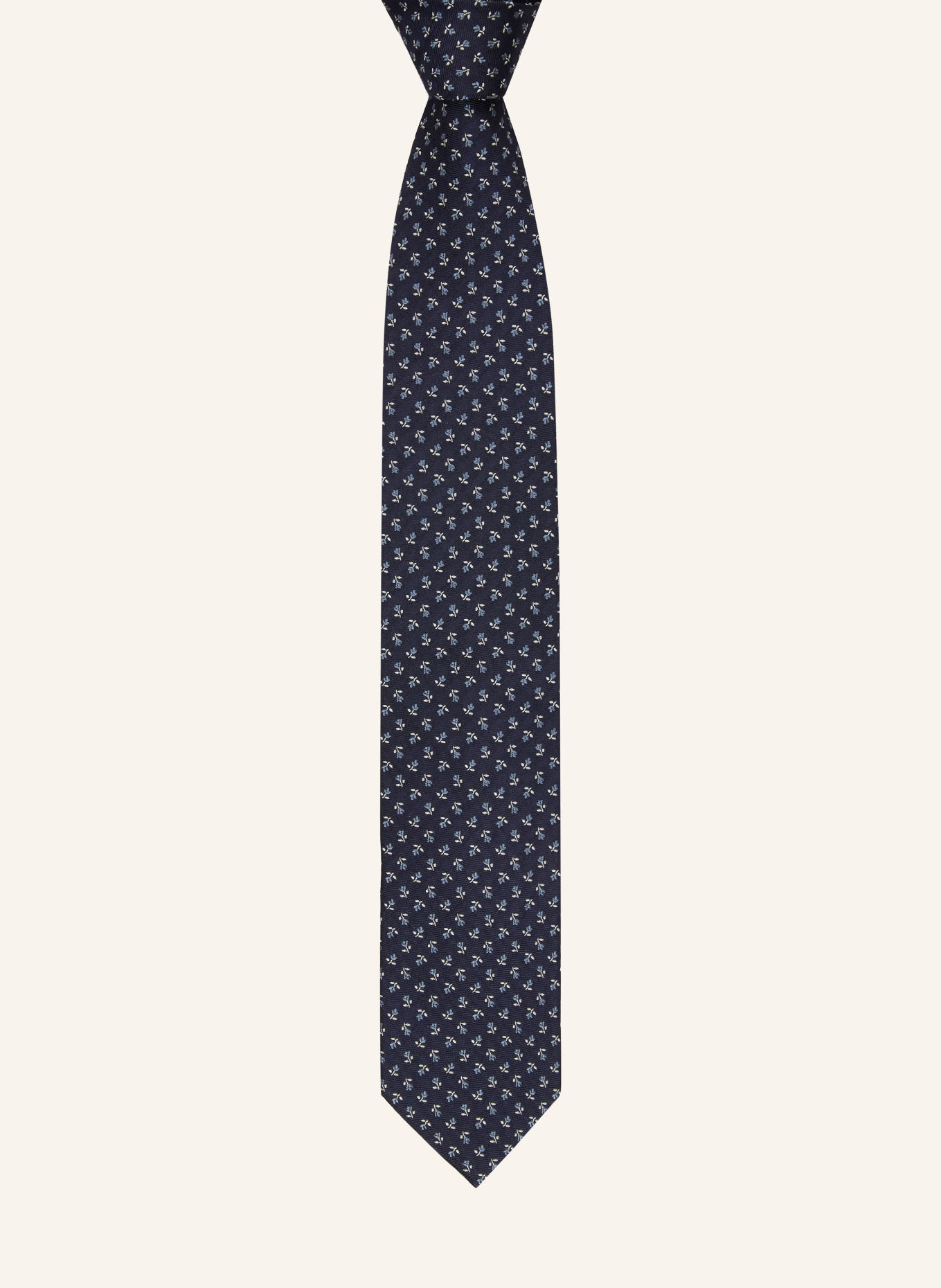 altea GANGE Tie: DARK BLUE / ECRU / BLUE GRAY