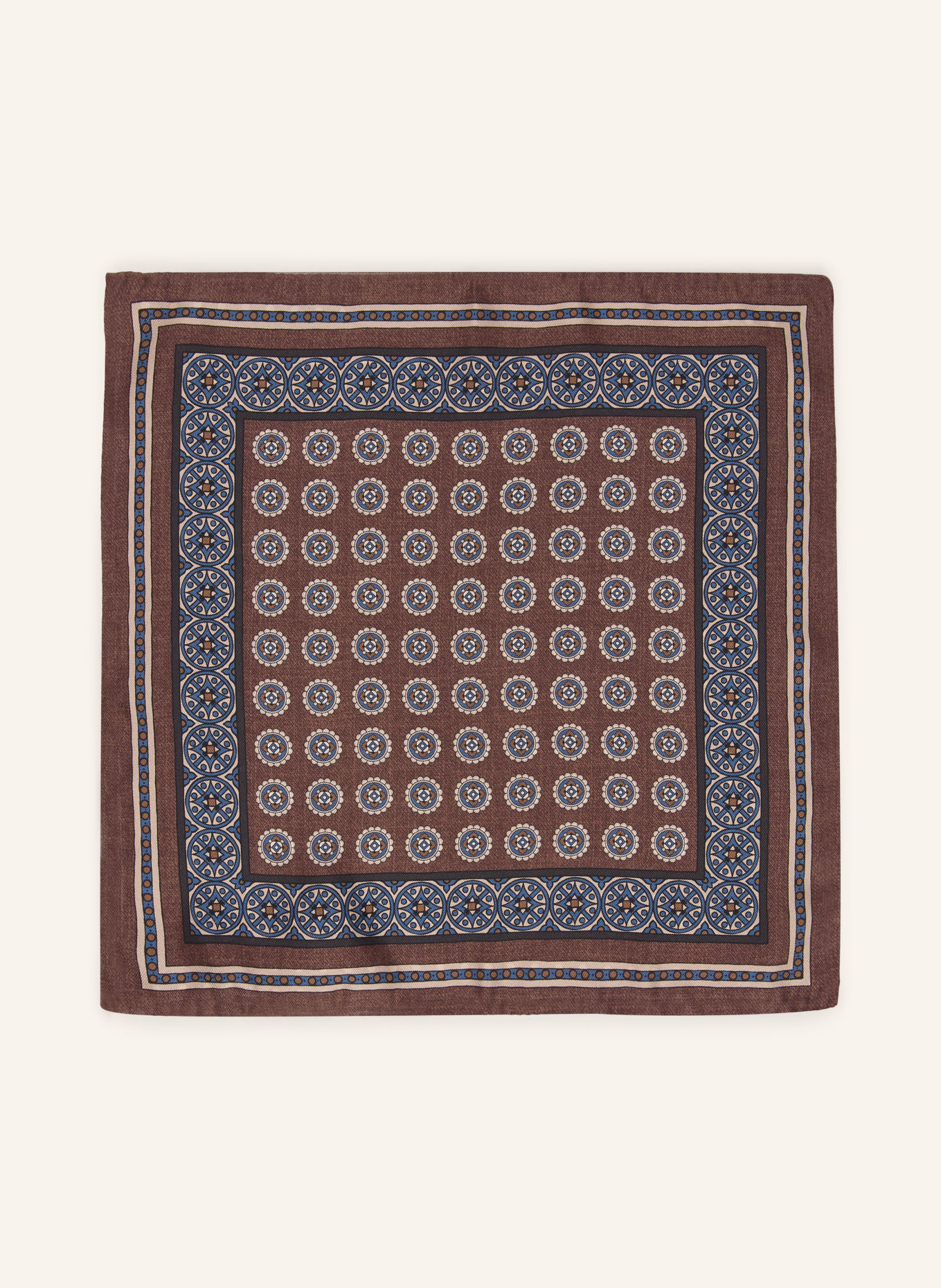 altea Einstecktuch: DUNKELBRAUN / BEIGE / DUNKELBLAU