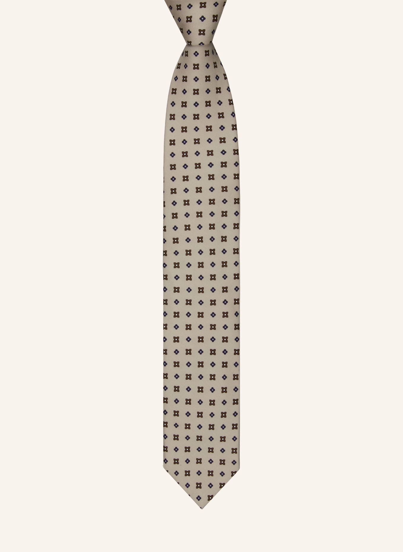 altea ISONZO Tie: BEIGE / BROWN / DARK BLUE