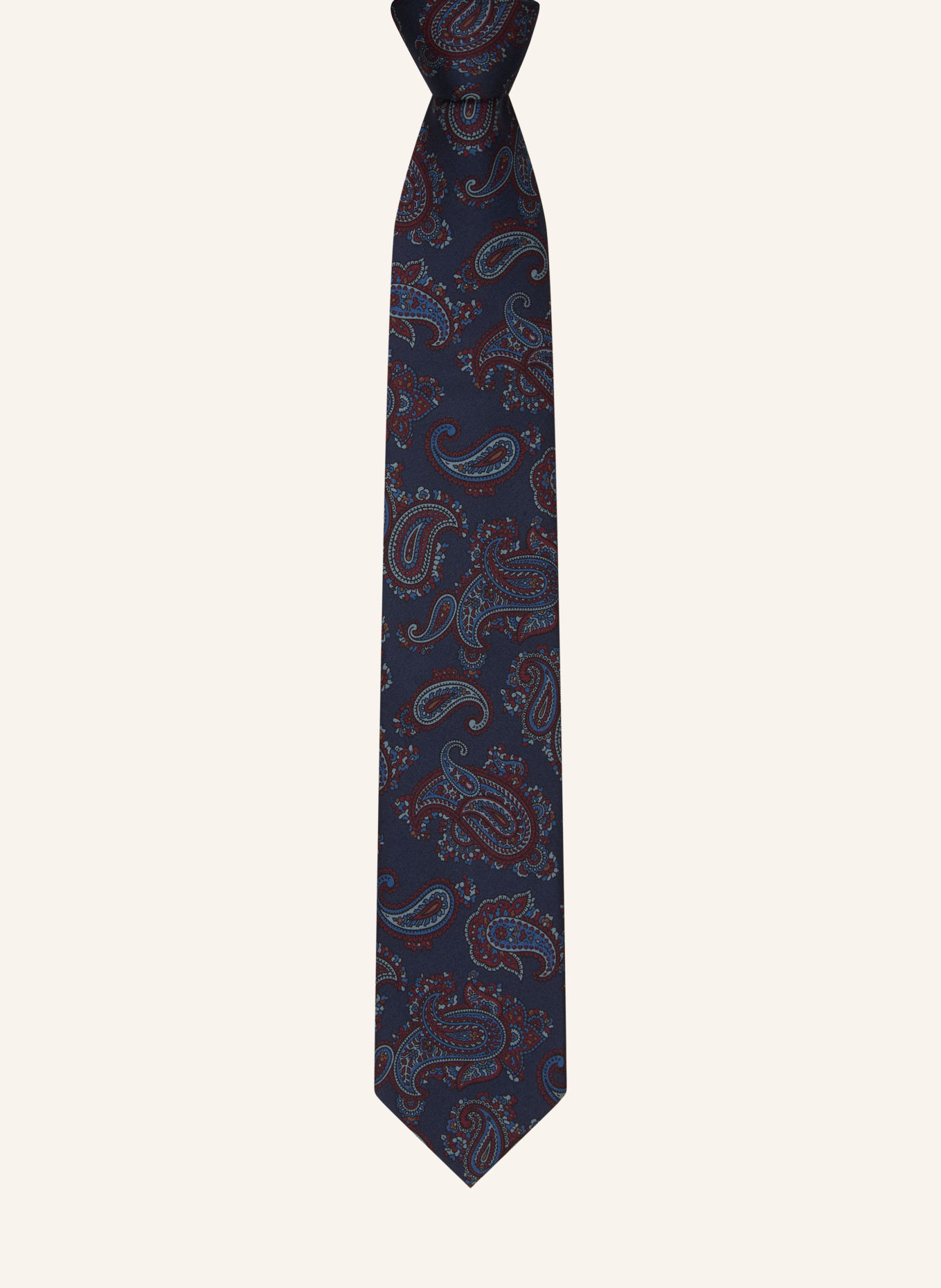 altea ISONZO Tie: DARK BLUE / BLUE GRAY / DARK RED