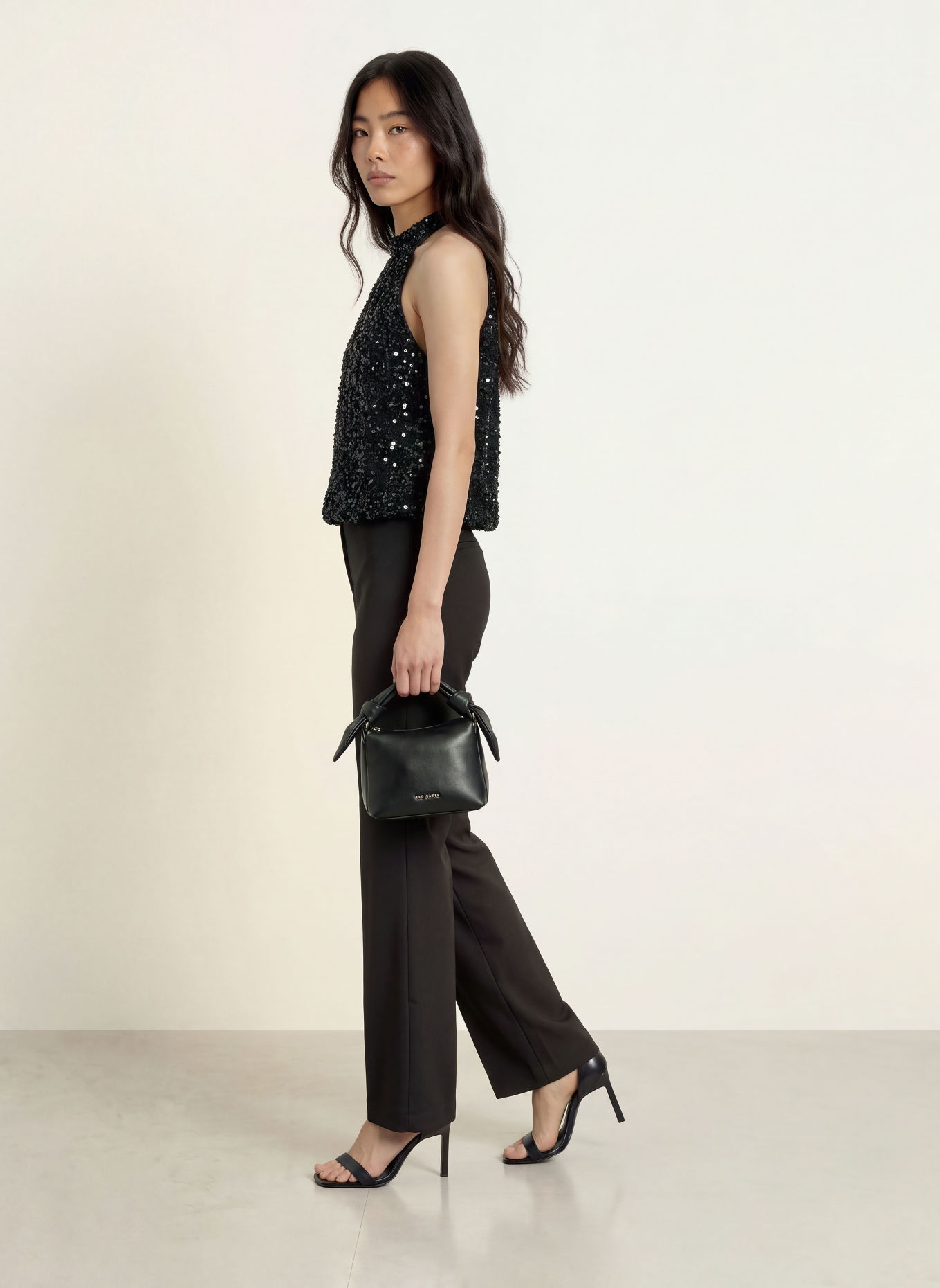 GRACE & MILA Marlenehose BRYAN: SCHWARZ
