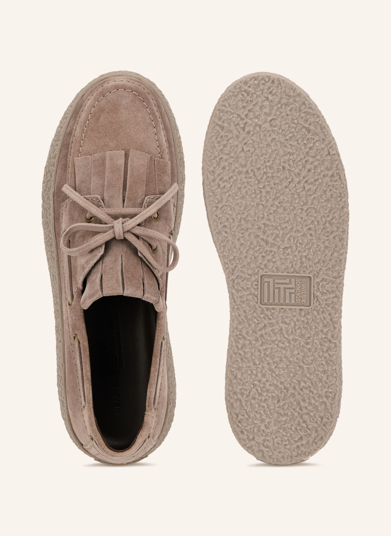 KENNEL & SCHMENGER Chaussures bateau PIT: TAUPE