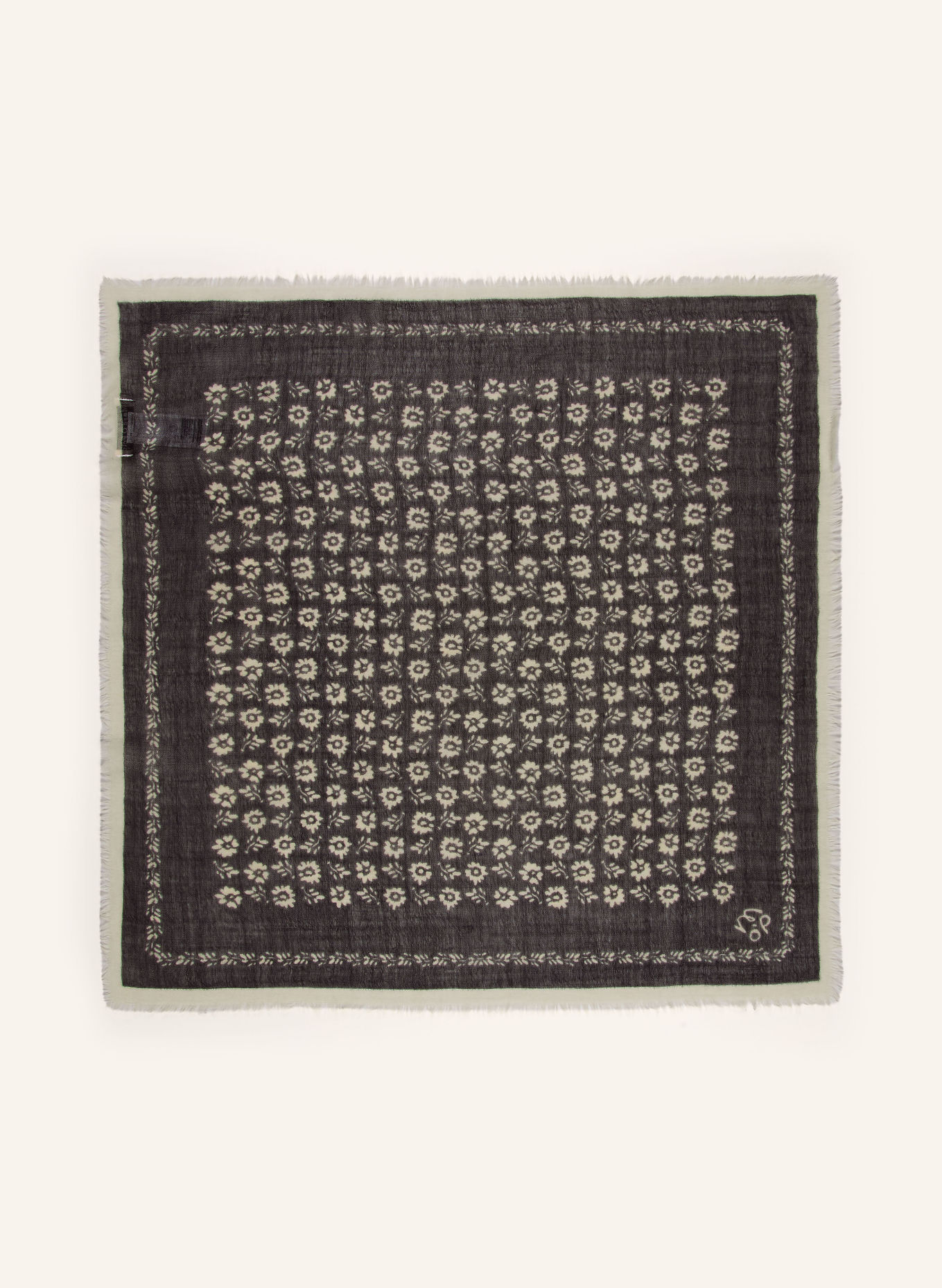Marc O'Polo Scarves: DARK GRAY / CREAM