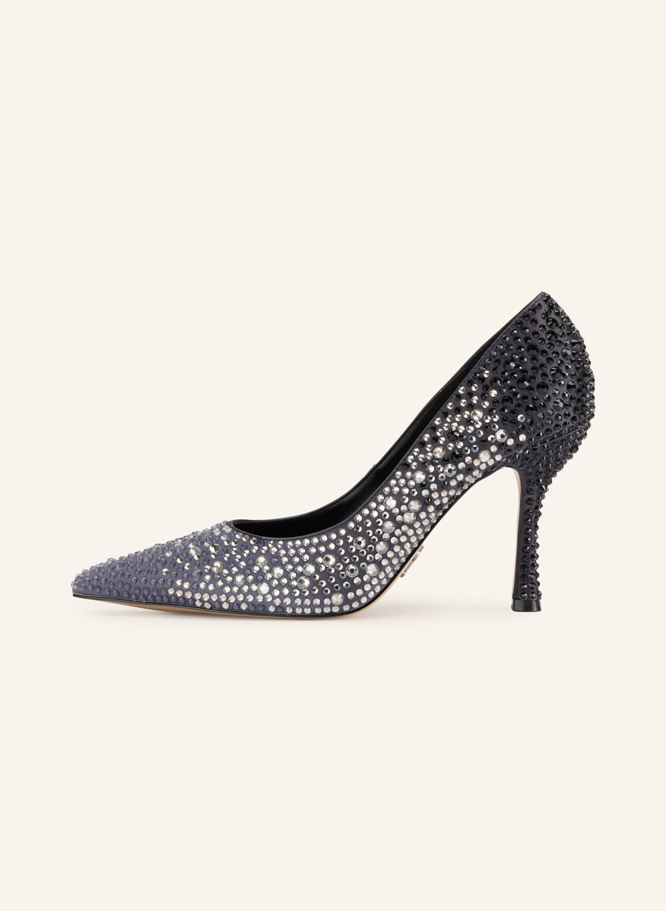 STEVE MADDEN Pumps REFRAME mit Schmucksteinen: SCHWARZ / SILBER / PLATIN