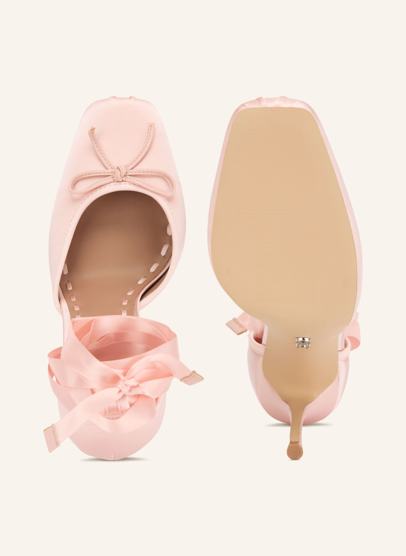 STEVE MADDEN LARINA Satin Pumps: PINK