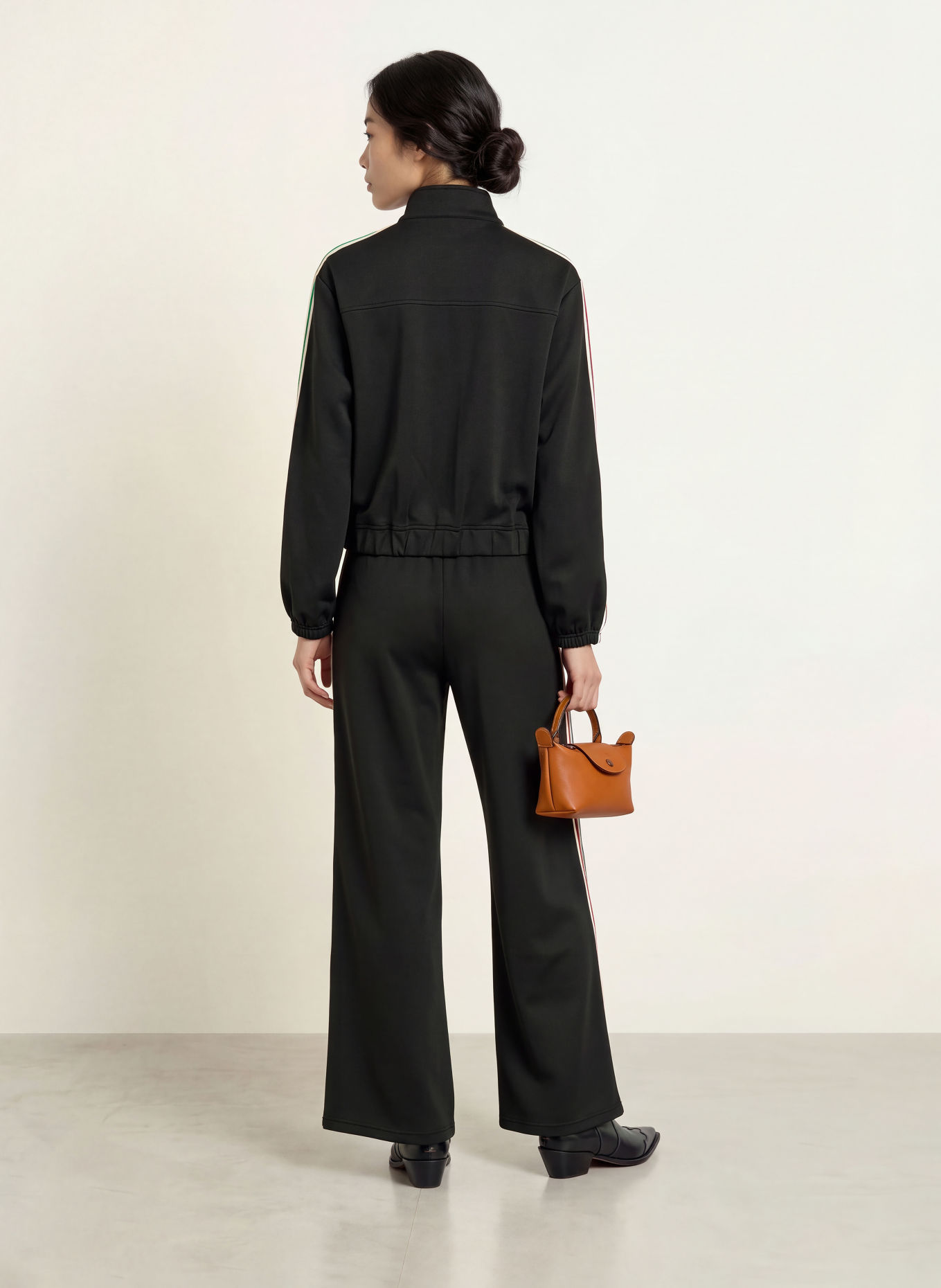 lollys laundry Blouson BROOKLYNNLL mit Galonstreifen: SCHWARZ