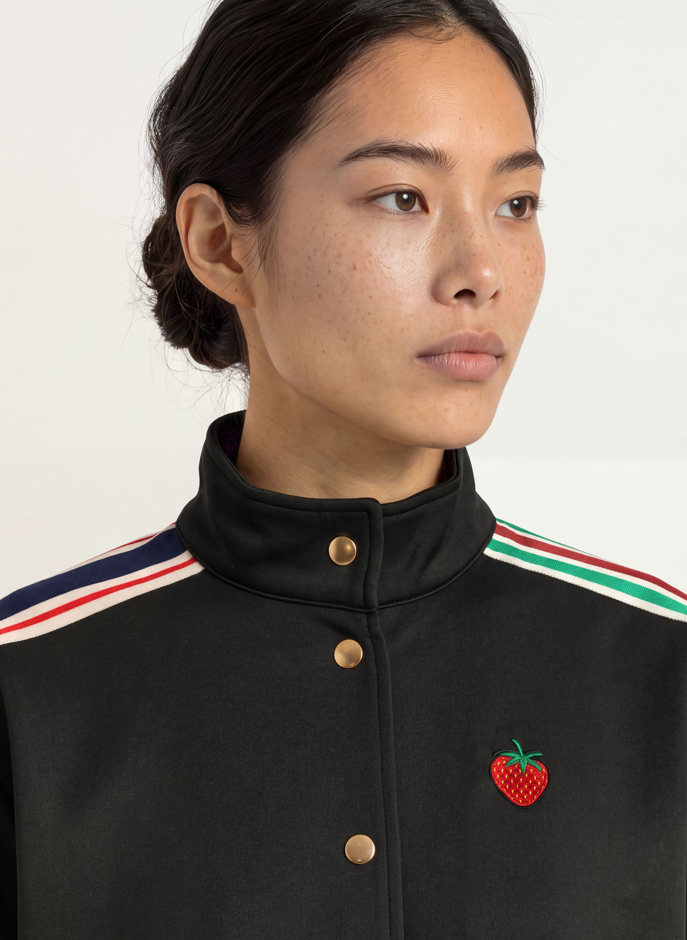 lollys laundry Blouson BROOKLYNNLL mit Galonstreifen: SCHWARZ