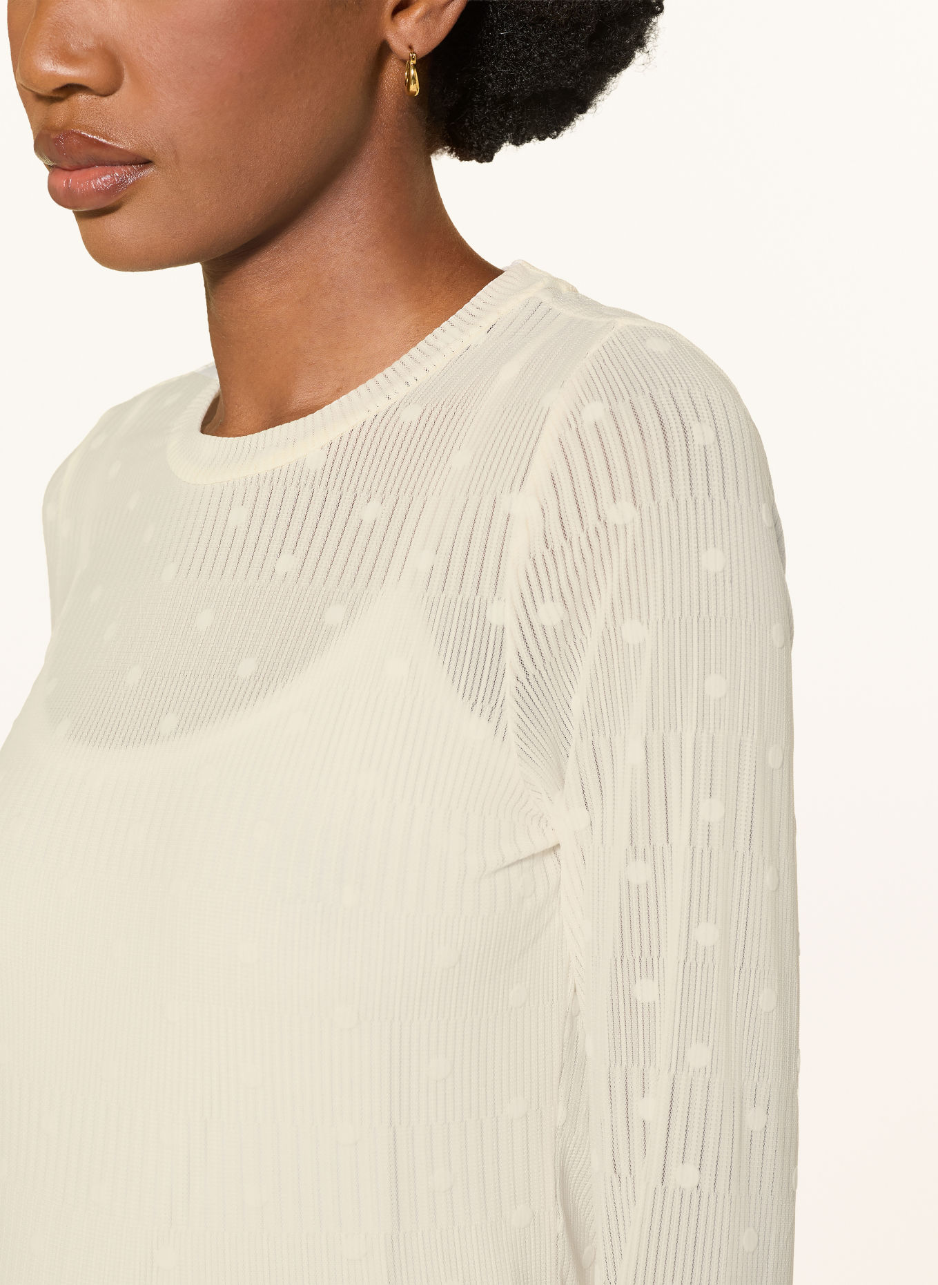 lollys laundry Longsleeve IRIELL: CREME