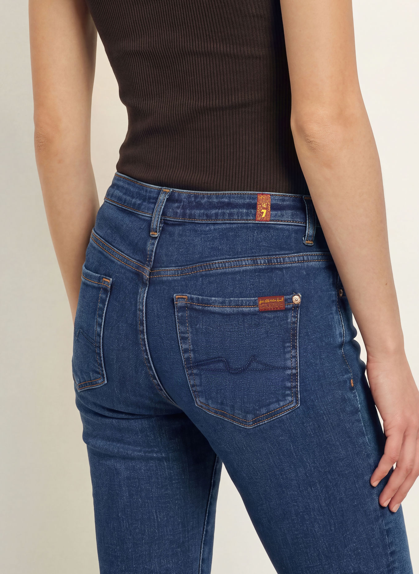7 for all mankind Jeansy skinny THE SLIM: 3RX COULD NIGHT