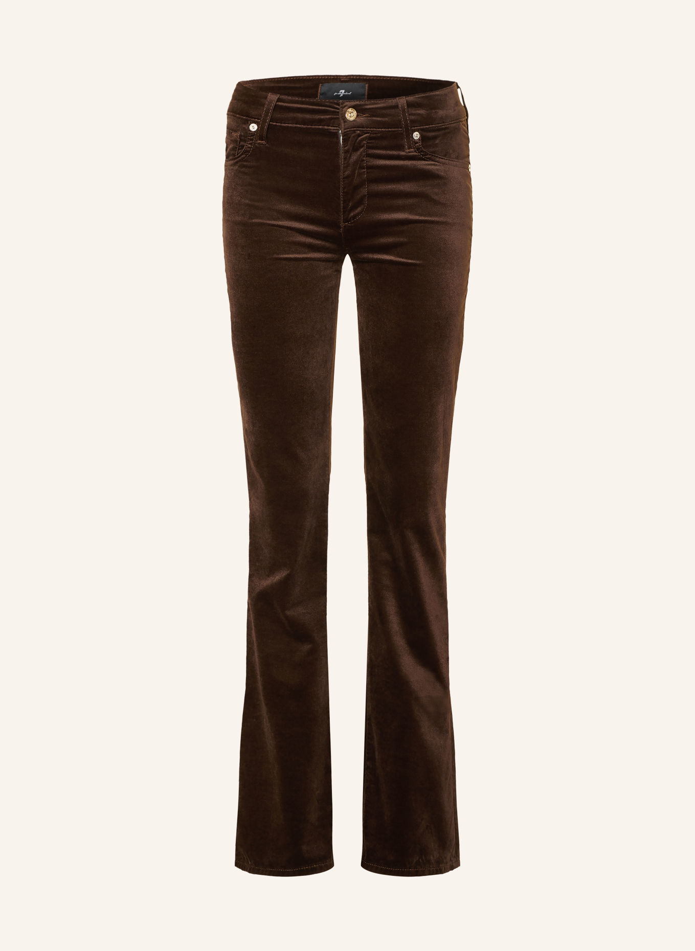 7 for all mankind Samthose THE LEGGY BOOTCUT: DUNKELBRAUN