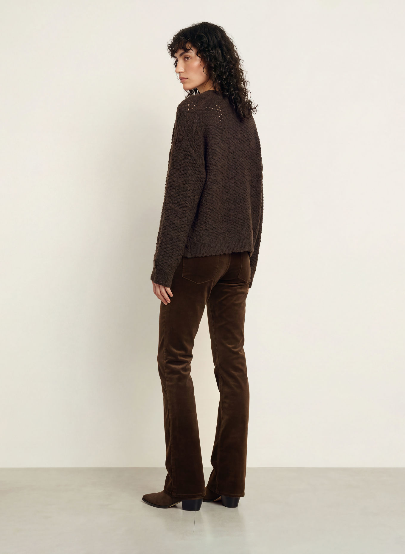 7 for all mankind Samthose THE LEGGY BOOTCUT: DUNKELBRAUN