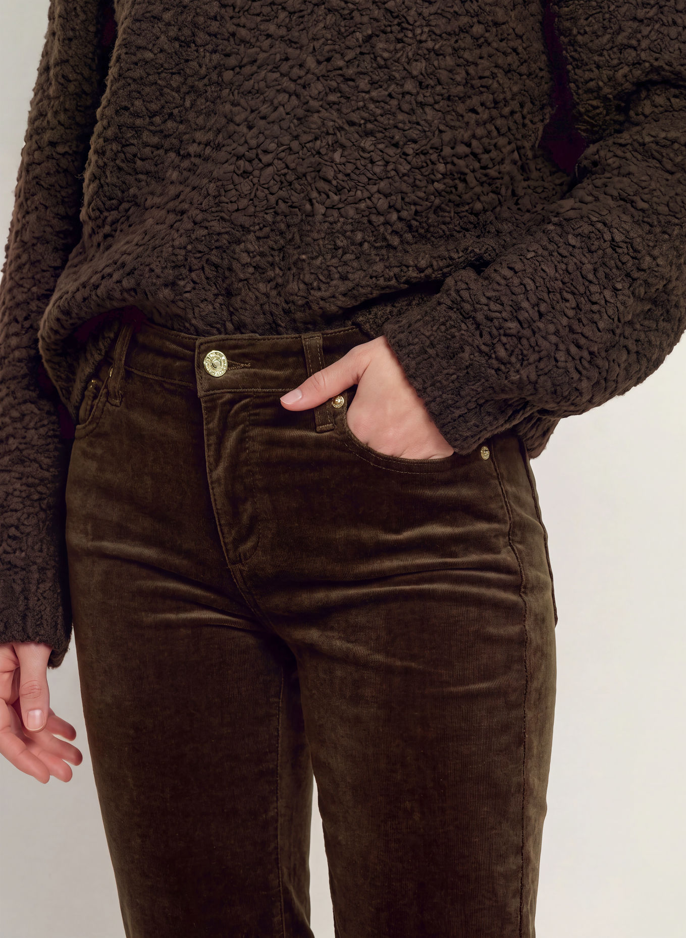 7 for all mankind Samthose THE LEGGY BOOTCUT: DUNKELBRAUN