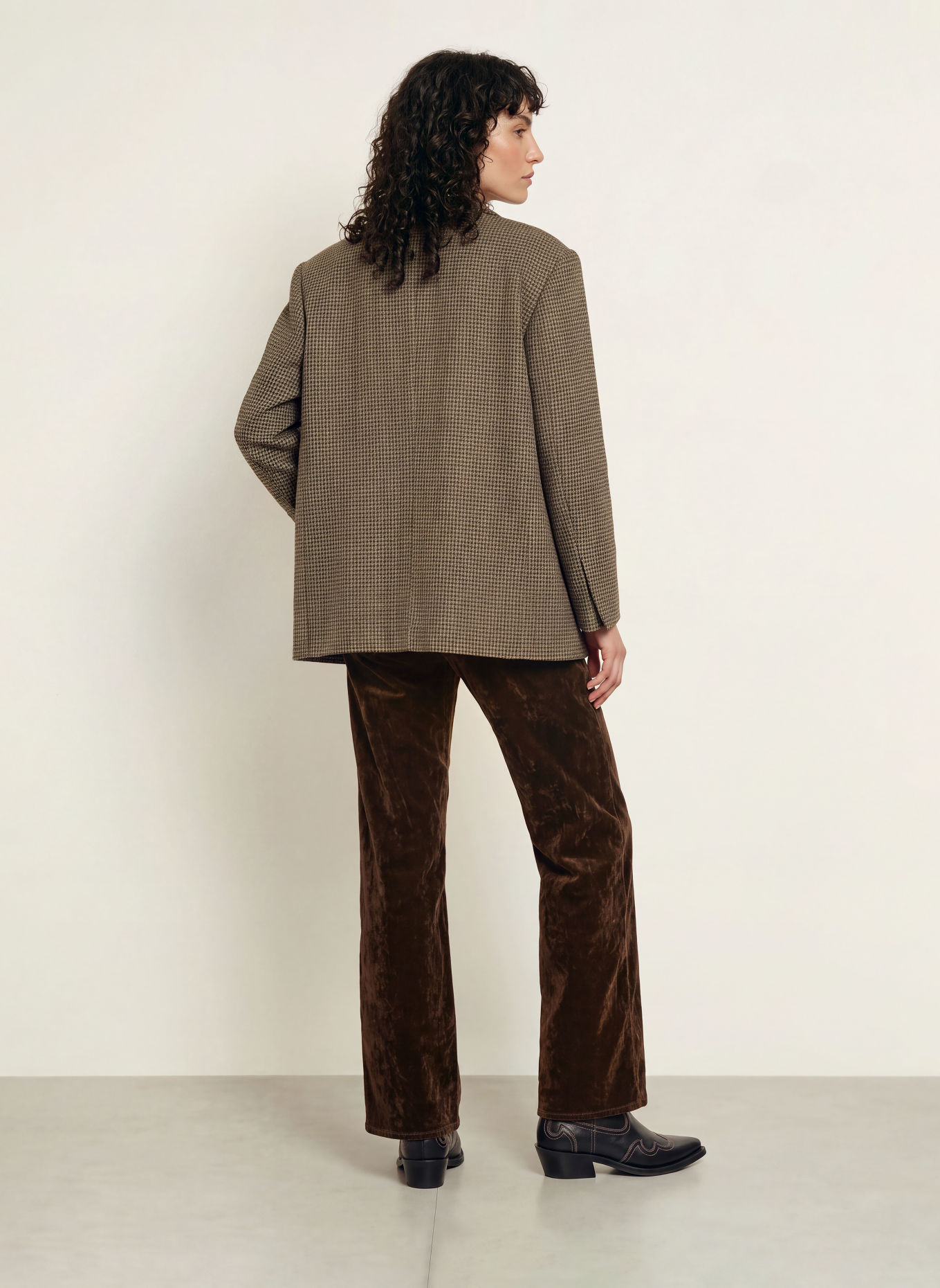 7 for all mankind Coated jeans LOW STRAIGHT: 3TE FLOCK BROWN