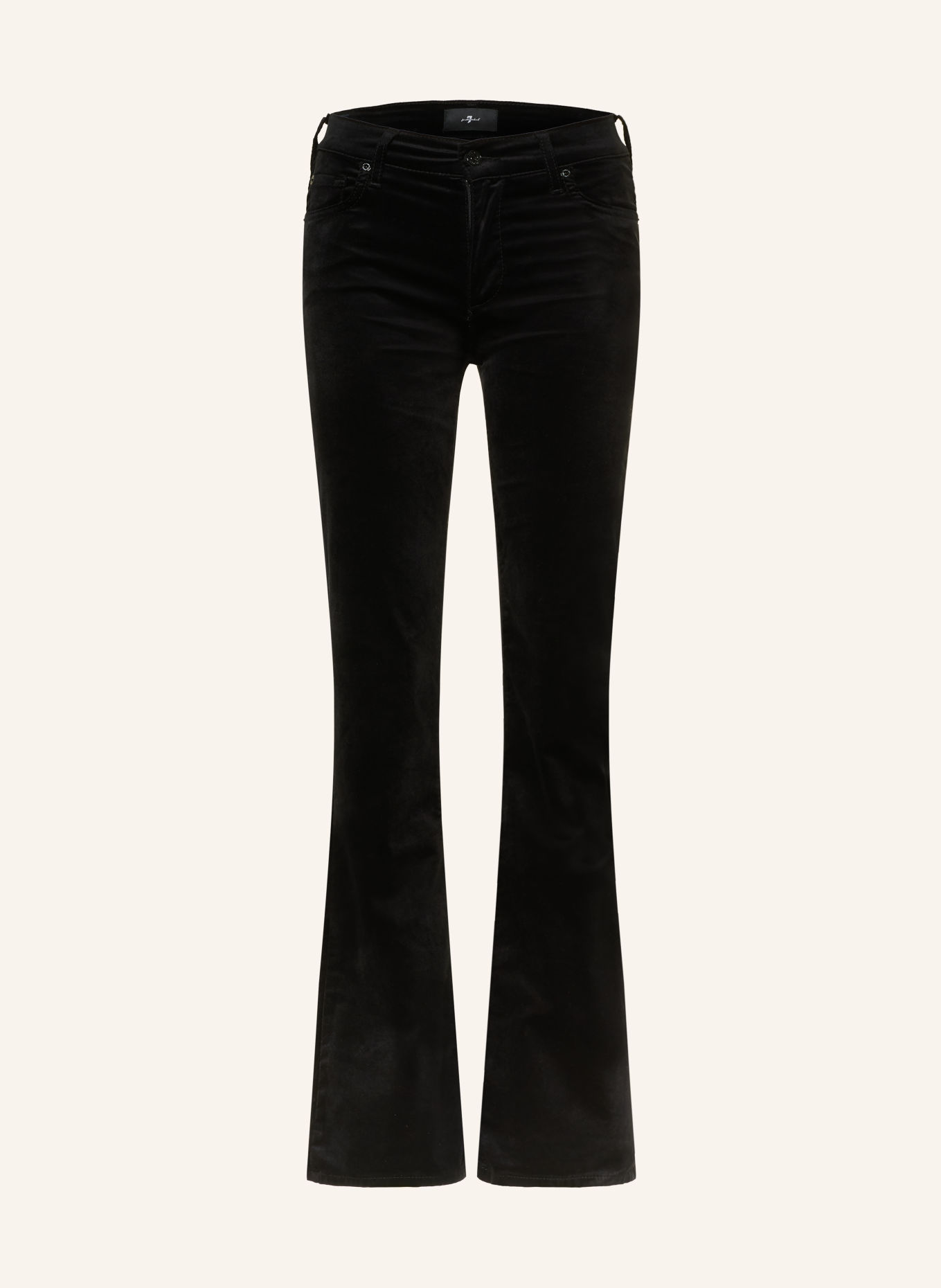 7 for all mankind Bootcut Jeans THE LEGGY BOOTCUT: 21E VELVET BLACK