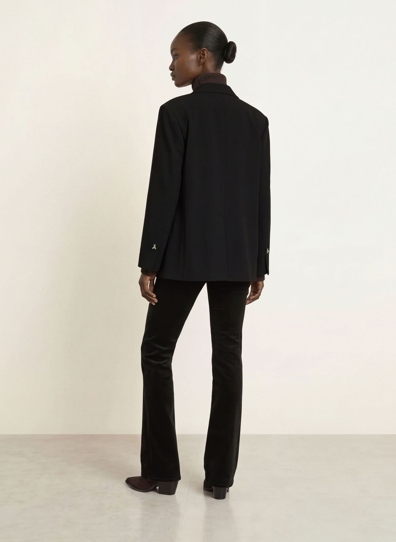 7 for all mankind Bootcut Jeans THE LEGGY BOOTCUT: 21E VELVET BLACK