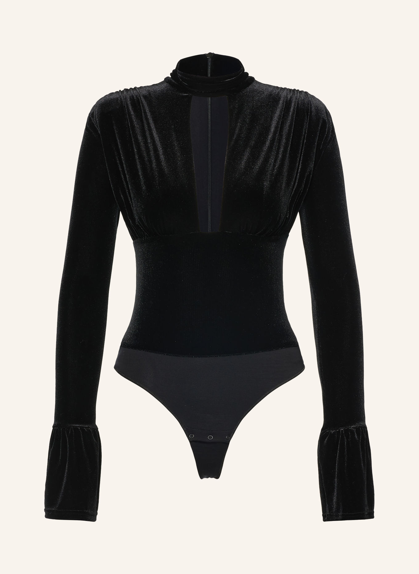 UNDRESS CODE Stringbody NOIR WHISPER met uitsnijding: ZWART