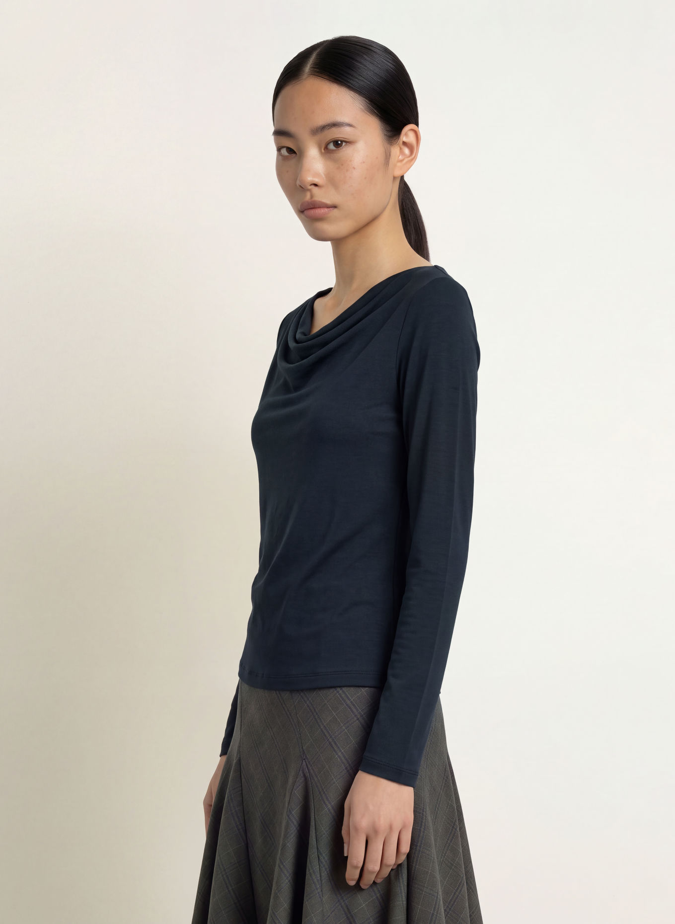 TIGER OF SWEDEN Longsleeve ELOIS: SCHWARZ