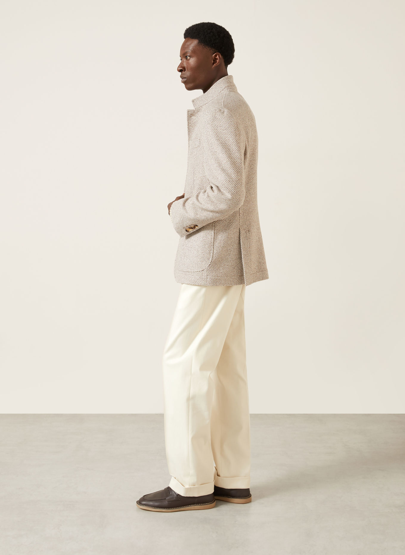 RALPH LAUREN PURPLE LABEL Regular-Fit Chinos: CREAM