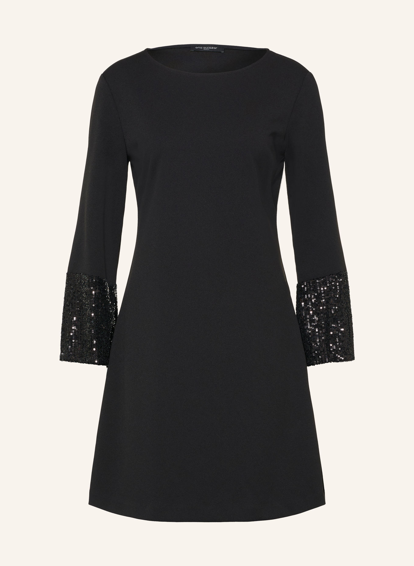 Ana Alcazar Cocktailkleid mit Pailletten: SCHWARZ