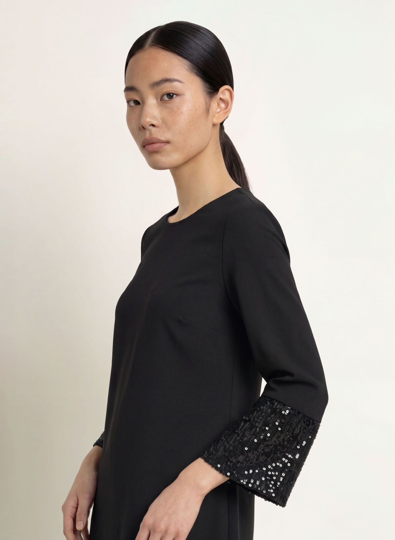 Ana Alcazar Cocktailkleid mit Pailletten: SCHWARZ