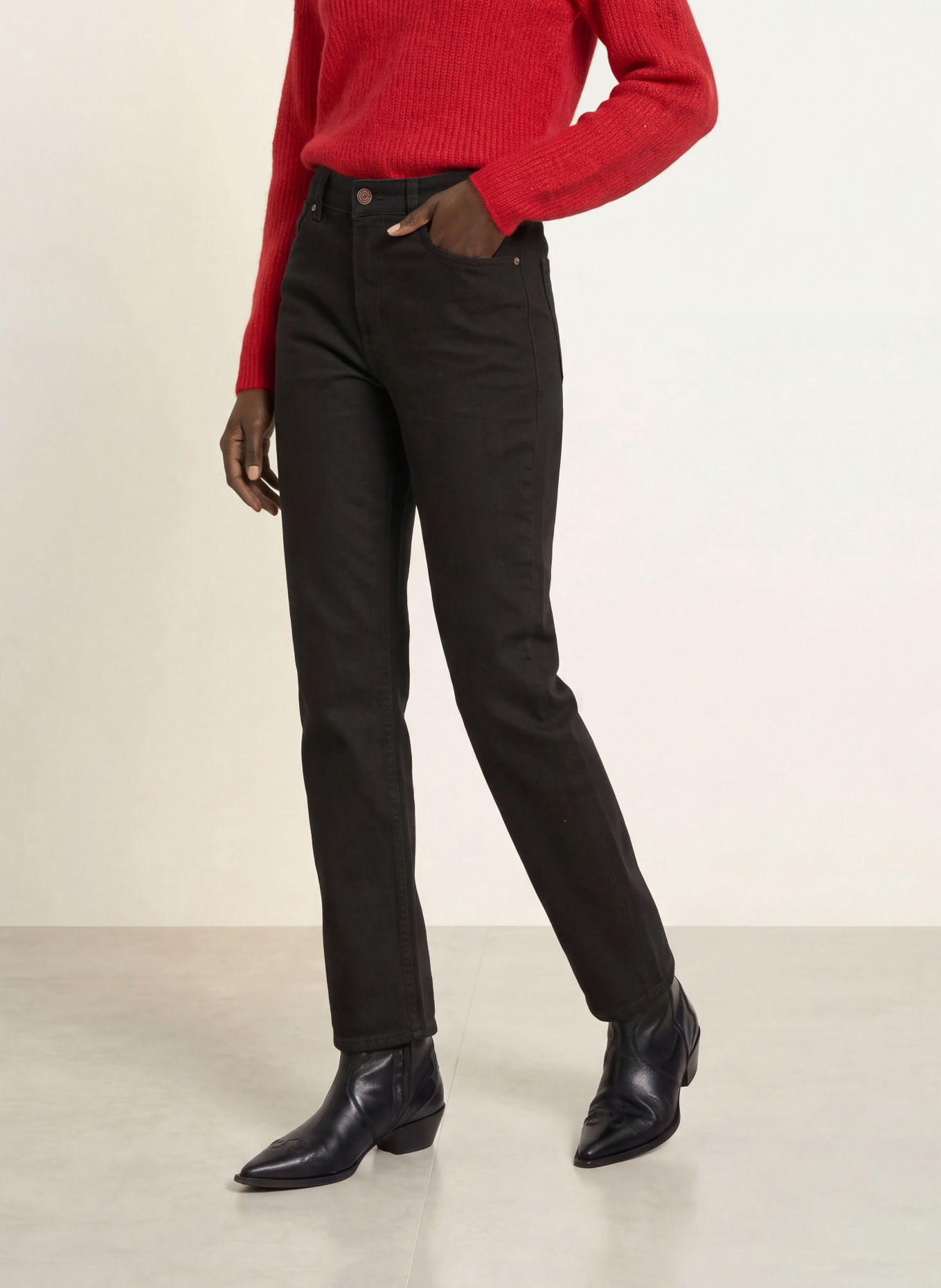 BOSS Straight jeans ADA: 007 BLACK
