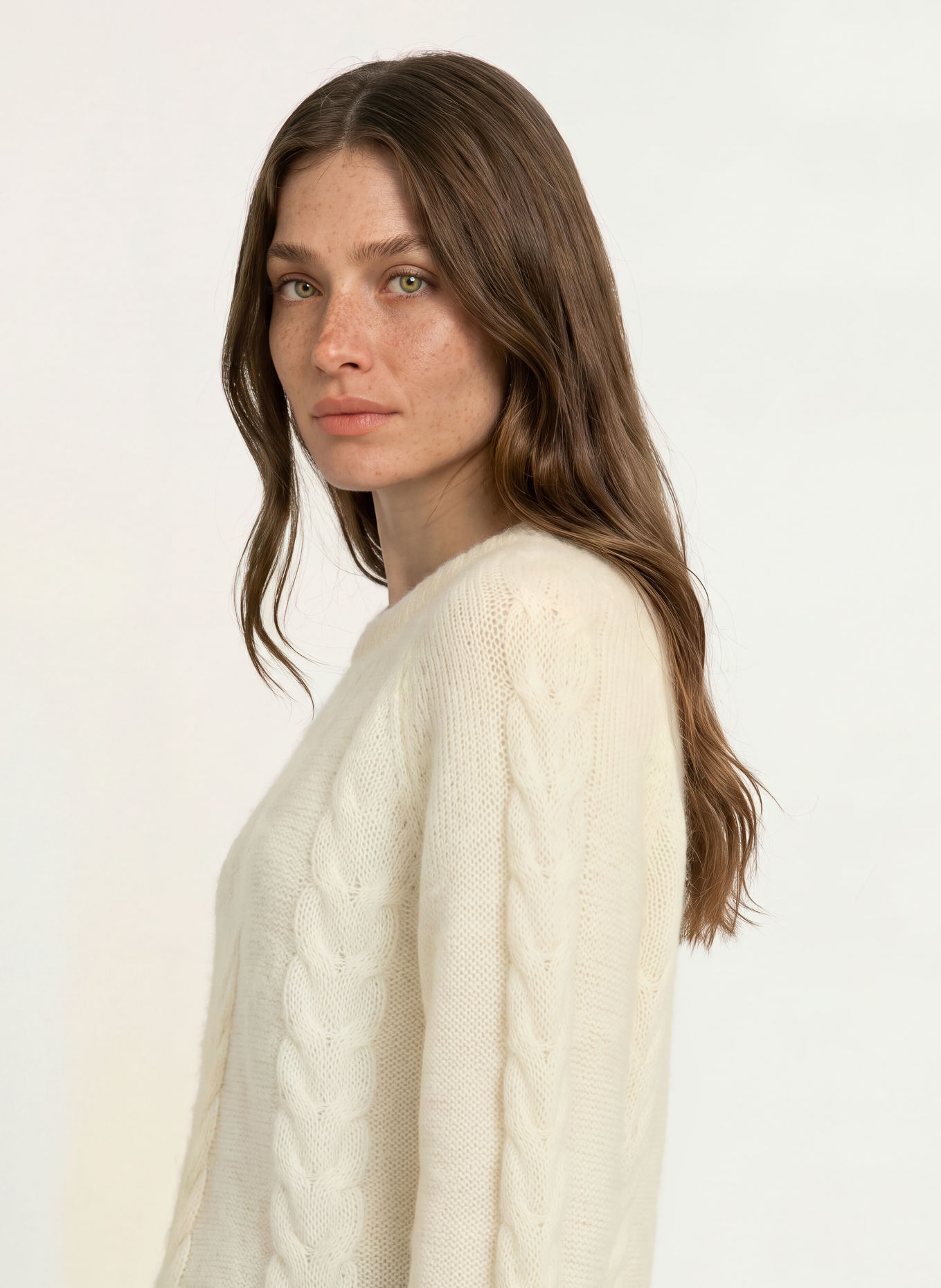 BOSS Pullover FYPERA mit Mohair: WEISS