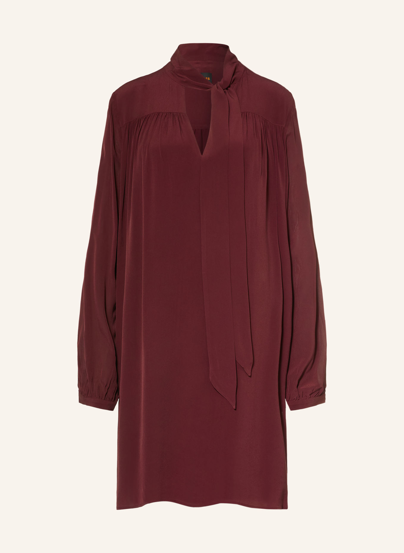 BOSS Schluppenkleid DRYSTINA: DUNKELROT