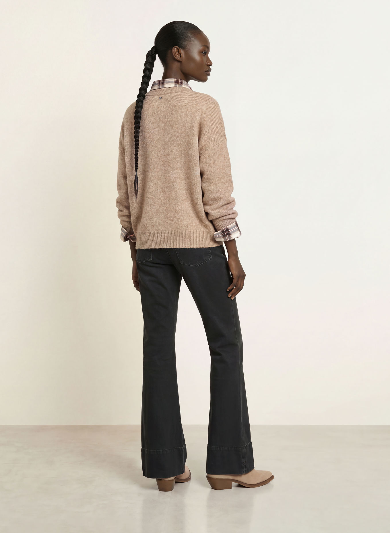BOSS Jean flare GLORIA: 009 BLACK