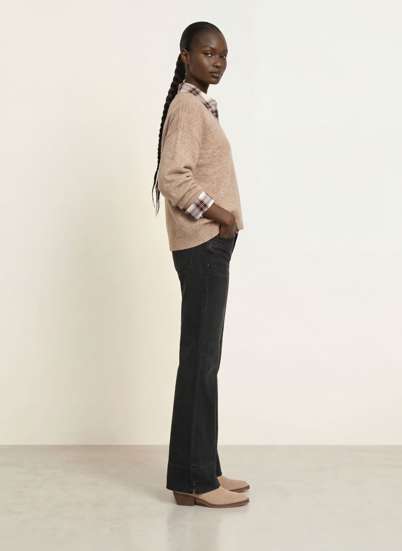 BOSS Jean flare GLORIA: 009 BLACK
