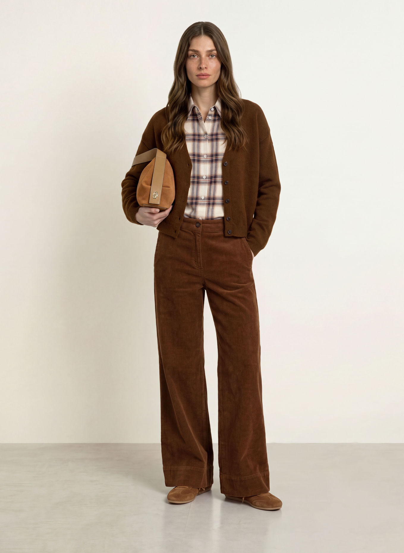 BOSS Cordhose TACODI2: BRAUN