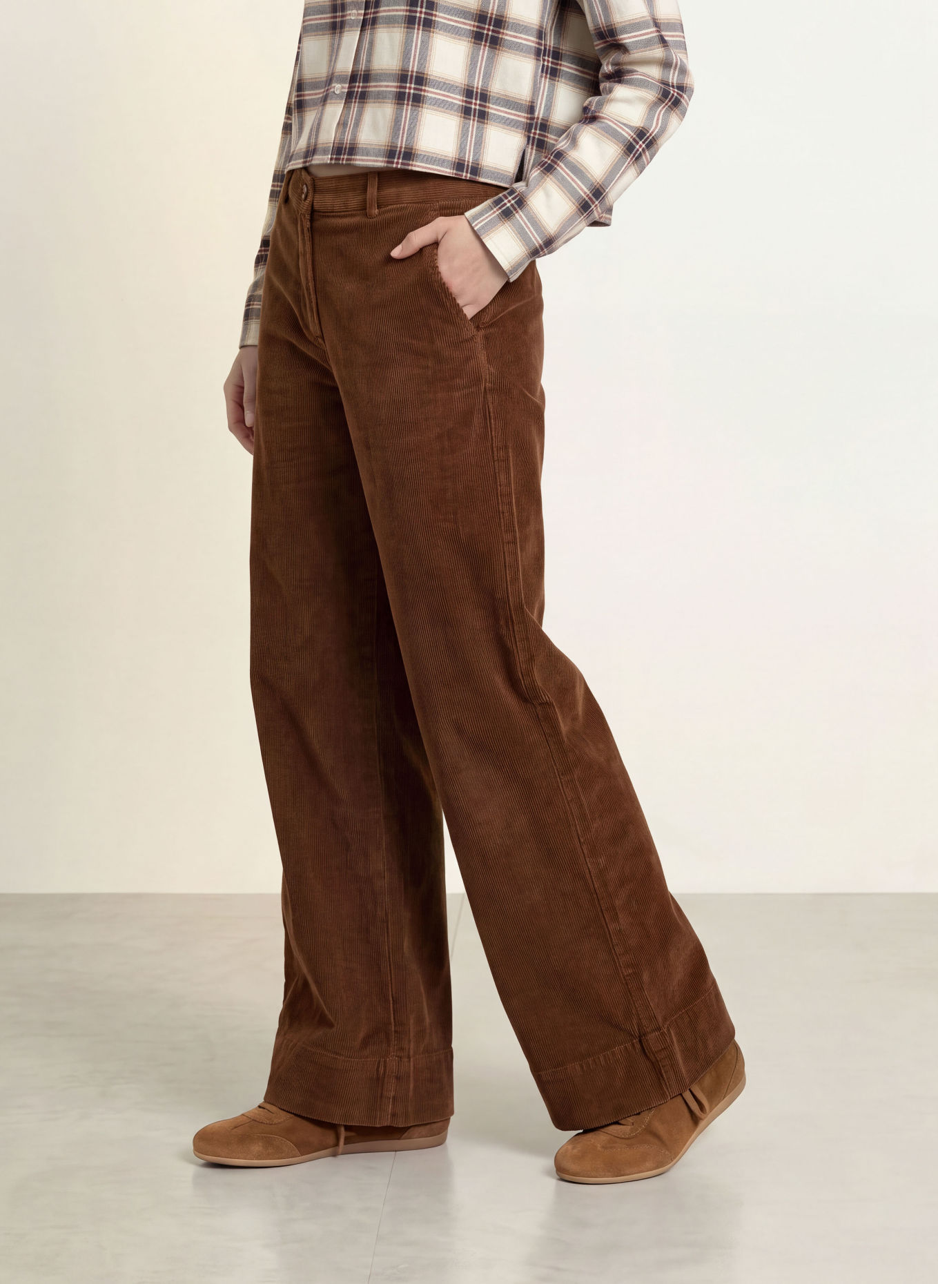 BOSS Cordhose TACODI2: BRAUN