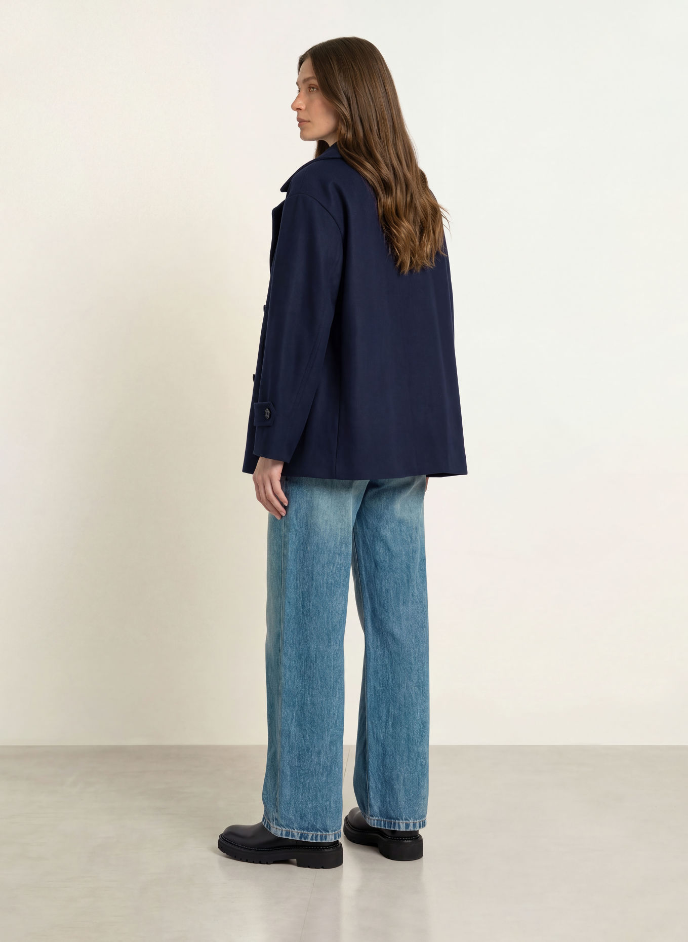 BOSS Wide-Leg jeans THE MARLENE: 427 MEDIUM BLUE